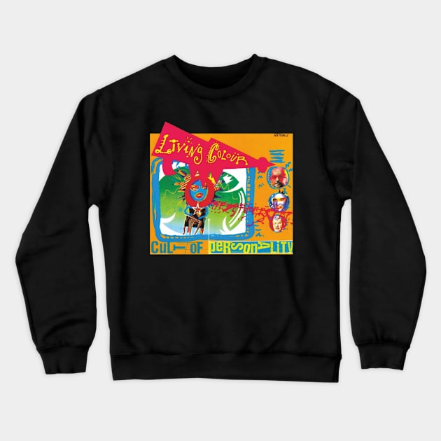 Living Colour 3 Crewneck Sweatshirt by Vidi MusiCartoon